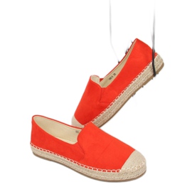 Oranžové espadrilky pro ženy 180-5 Orange pomerančový 1