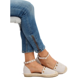 Espadrilky se šedým páskem LX170 Grey šedá 2