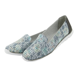 Dámské sportovní kožené pány Filippo 663 bílý modrý šedá zelená 3 Dámské sportovní kožené pány Filippo 663 bílý modrý šedá zelená 3