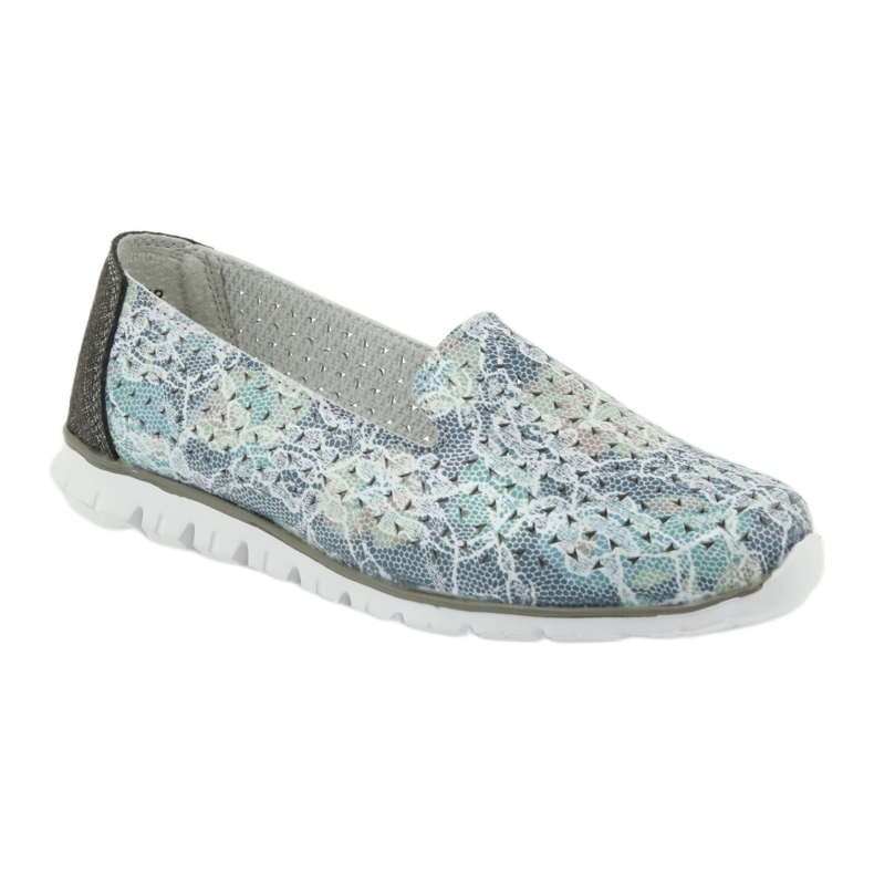 Dámské sportovní kožené pány Filippo 663 bílý modrý šedá zelená 1 Dámské sportovní kožené pány Filippo 663 bílý modrý šedá zelená 1