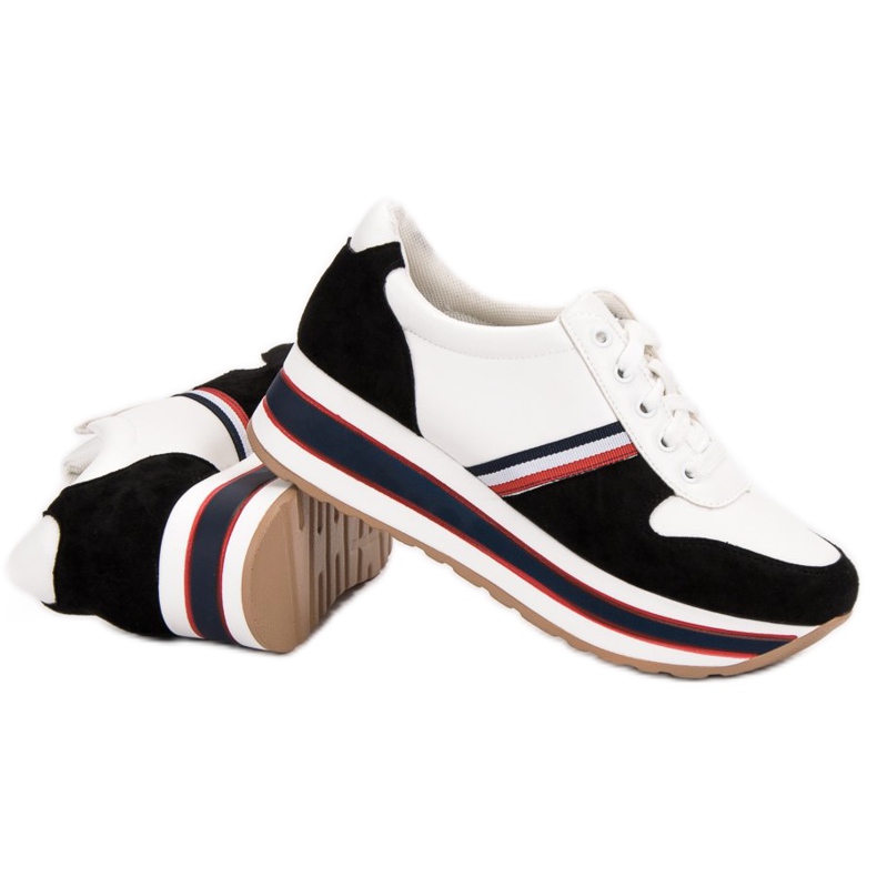 Seastar Módní tenisky bílý černý vícebarevný 2