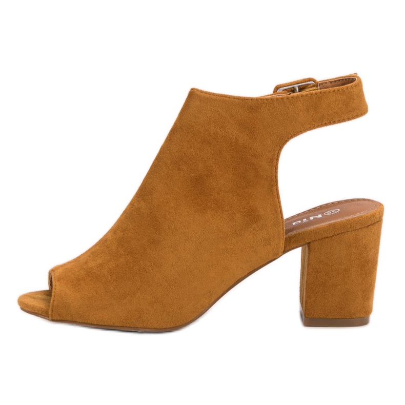 Nio Nio Postavené Sandály Na Baru žlutá 1