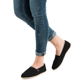 Klasické černé slipy černý 2