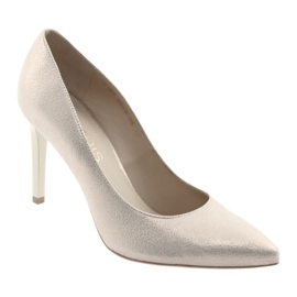 Lodičky dámské kožené boty zlaté Anis 4527 zlatý 1