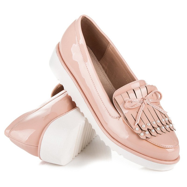 Lakované boty VICES růžový 1