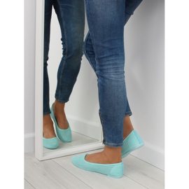 Peppermintové baleríny JX56 L. GREEN II-GAT zelená 2