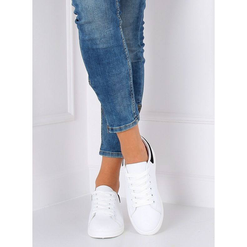 Černobílé dámské tenisky BL147P Black II-GAT bílý 2