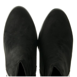 Ch. Creation Pohodlné boty na vysokém podpatku černá 1