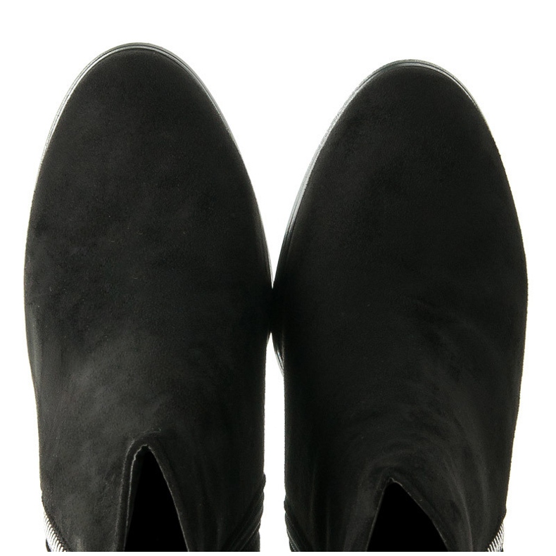 Ch. Creation Pohodlné boty na vysokém podpatku černá 1