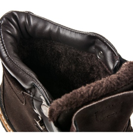 Haker Šněrovací boty hnědý 1