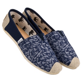 L. Day Modré slipy černý modrý 2