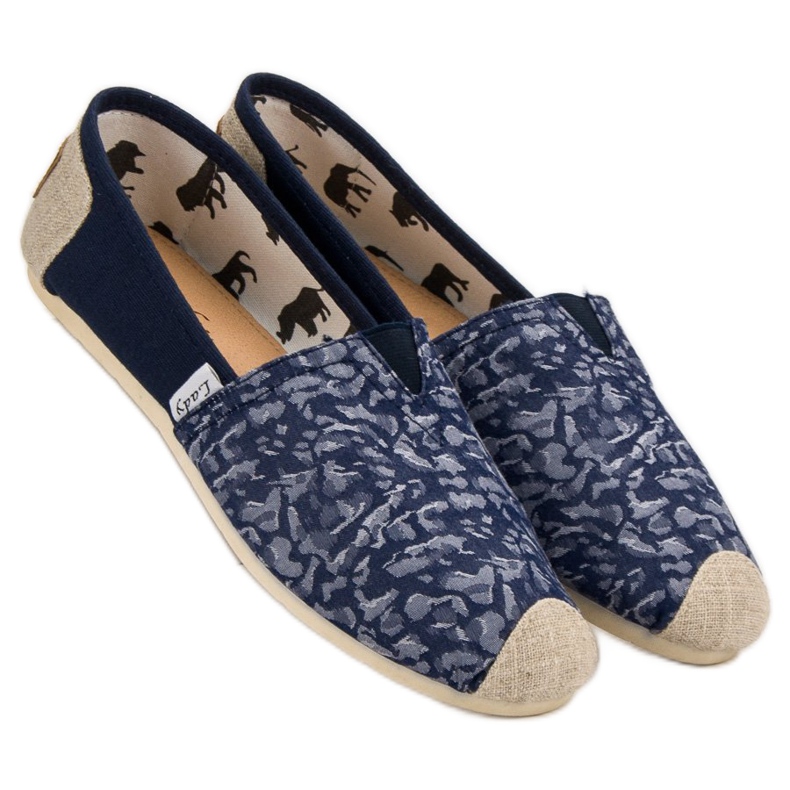 L. Day Modré slipy černá modrý 2