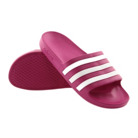 Pantofle Adidas Adilette Aqua F35536 bílý růžový 4