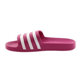 Pantofle Adidas Adilette Aqua F35536 bílý růžový 2