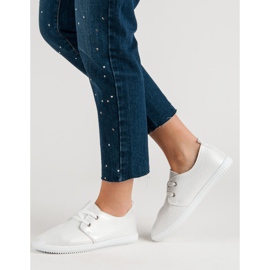 Super Mode Klasické bílé boty bílý 1