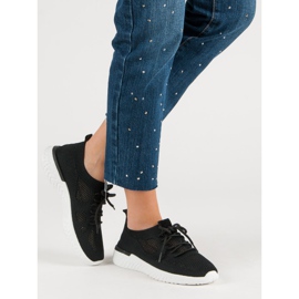 Vzdušná sportovní obuv černá 1