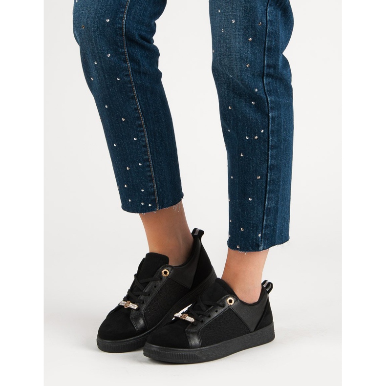 Černé sportovní boty černá 1 Černé sportovní boty černá 1