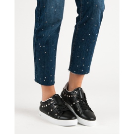 Super Me Rockové sportovní boty černá 1