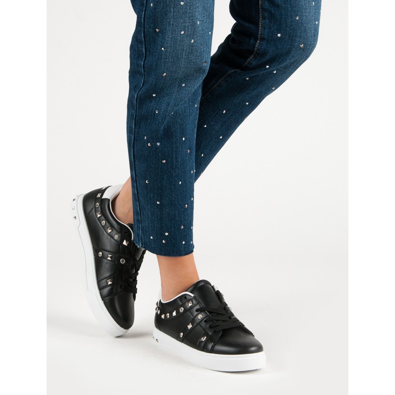 Super Me Rockové sportovní boty černá 2