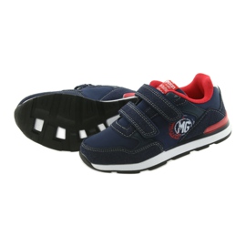 American Club Americká sportovní obuv s koženou stélkou BS08 červené námořnická modrá 5