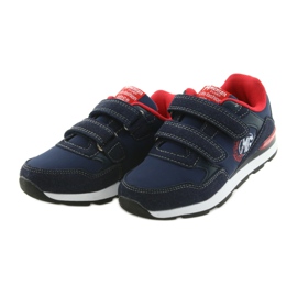 American Club Americká sportovní obuv s koženou stélkou BS08 červené námořnická modrá 3