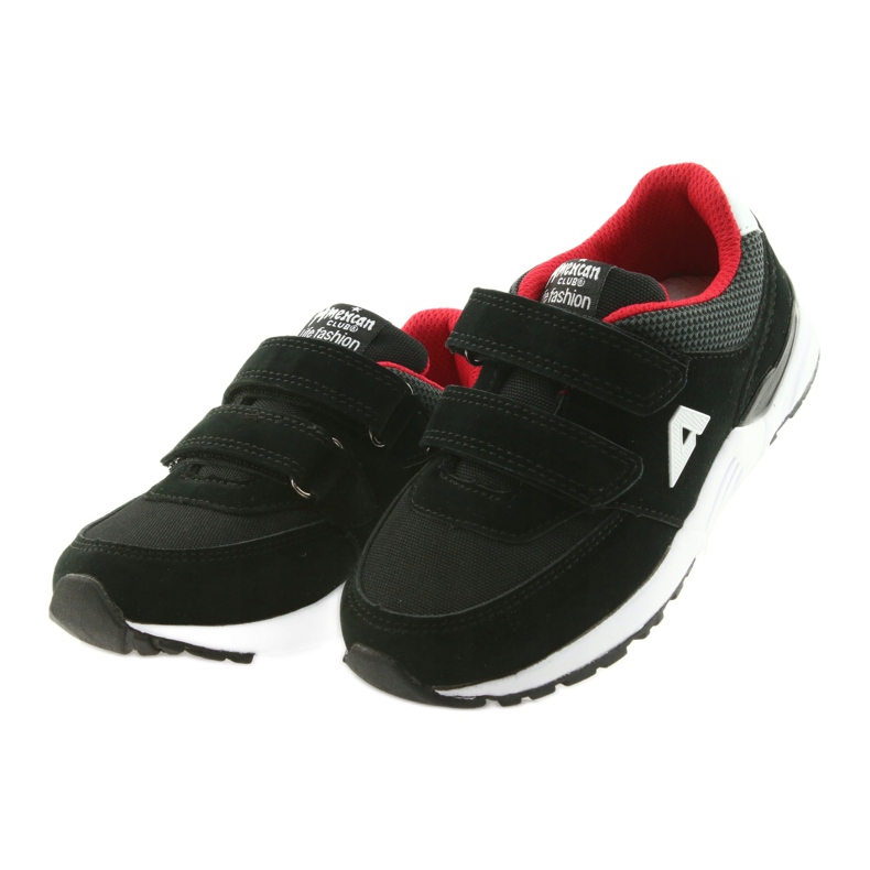 Černá kožená stélka American Club BS09 červené 3