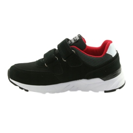 Černá kožená stélka American Club BS09 červené 2