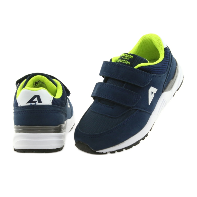 Tmavě modrá kožená stélka American Club BS09 zelená námořnická modrá 4