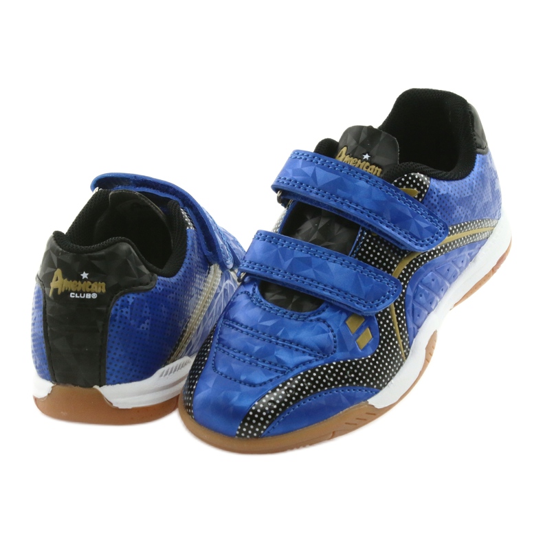 Krytá sportovní hala American Club Royal černá modrý žlutá 4