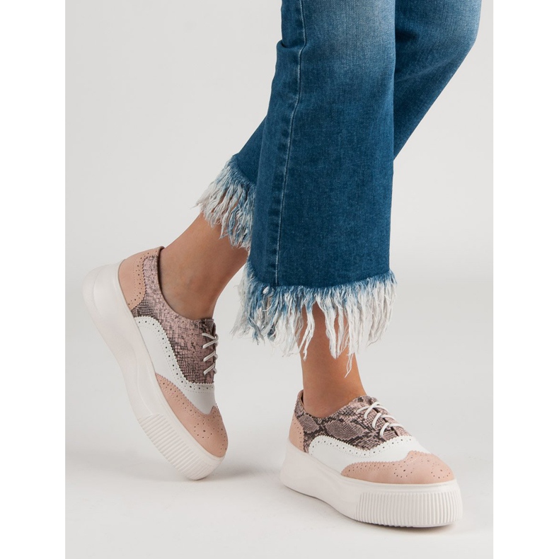 VICES Módní obuv růžový 1