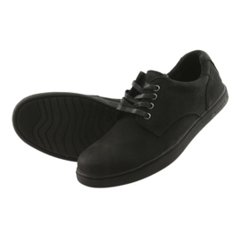American Club Kožená kožená bota -Black -Cycle černý 4