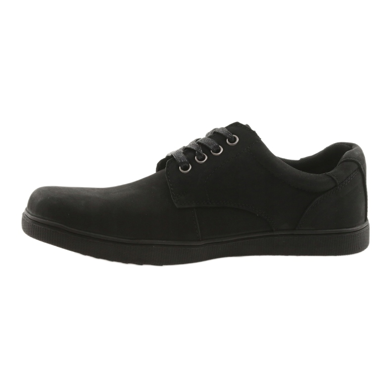 American Club Kožená kožená bota -Black -Cycle černý 2