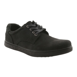 American Club Kožená kožená bota -Black -Cycle černý 1