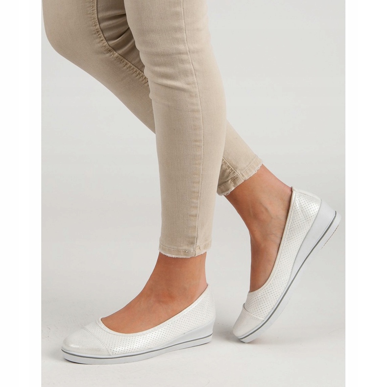 Sportovní balerínky VINCEZA šedá 1