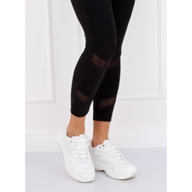 Bílé dámské sportovní boty B0-15 White bílý 2 Bílé dámské sportovní boty B0-15 White bílý 2