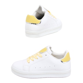 Dámské bílo-žluté tenisky H99-36 Yellow bílý žluť 1