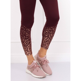 Růžová sportovní obuv HY2807 růžový 1 Růžová sportovní obuv HY2807 růžový 1