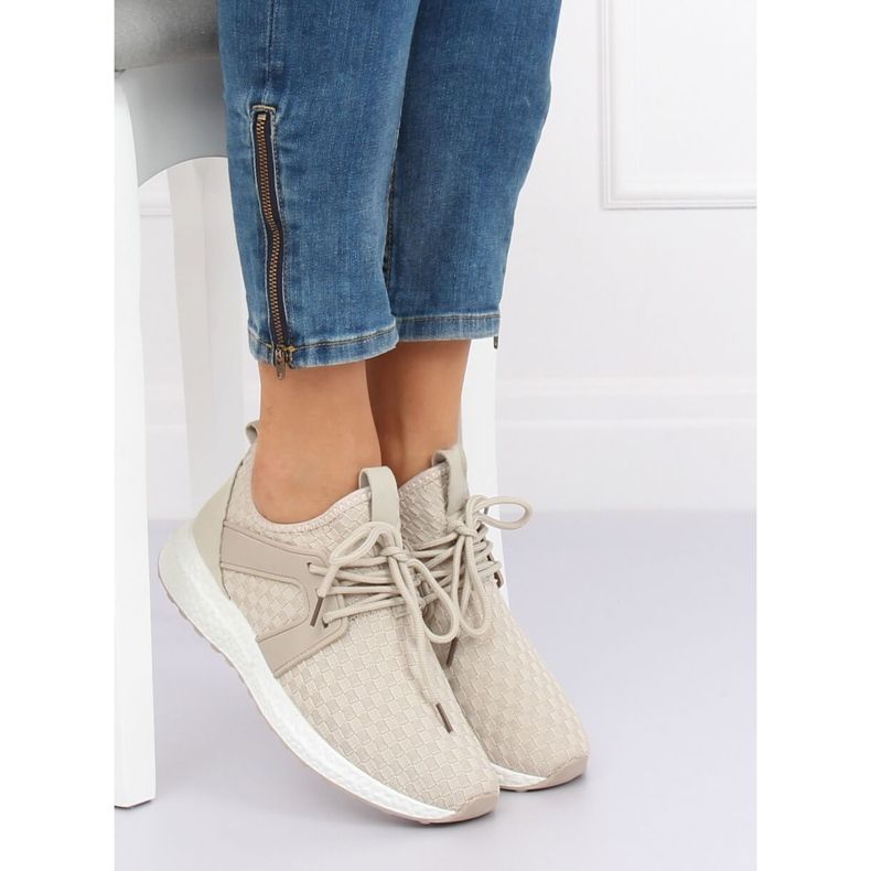 Béžová sportovní obuv HY2807 Béžová béžový 1