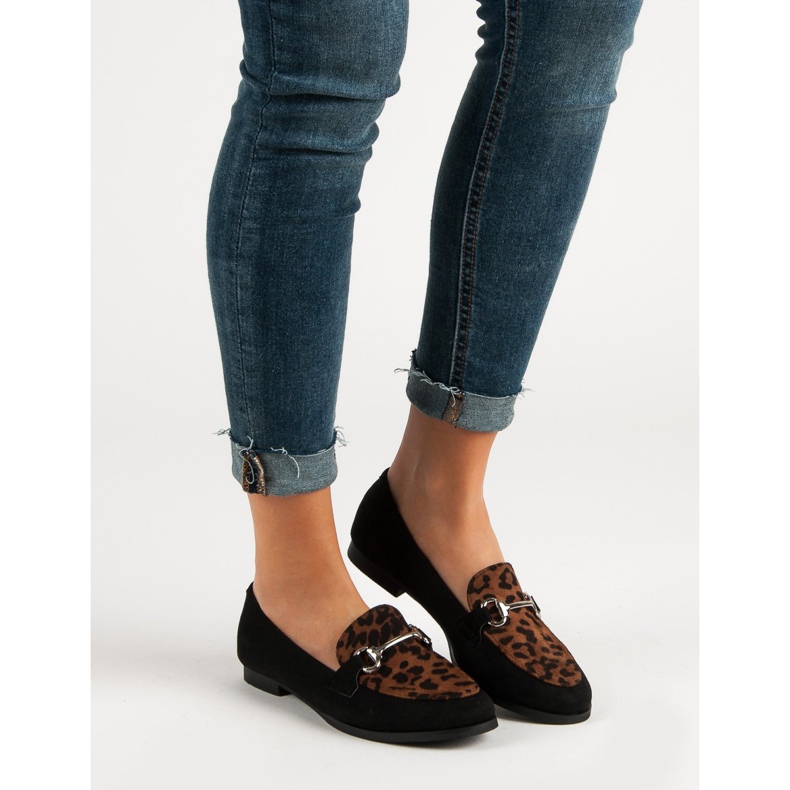 Skvrnité mokasíny VICES černá 2