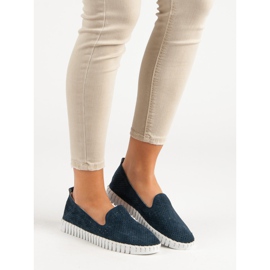 Filippo Navy Leather Lords modrý námořnická modř 2