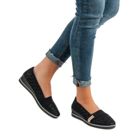 Textilní balerínky VINCEZA černý 2