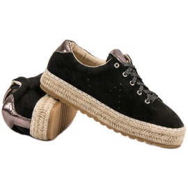 Seastar Svázané espadrilky černý 1