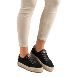 Seastar Svázané espadrilky černá 2