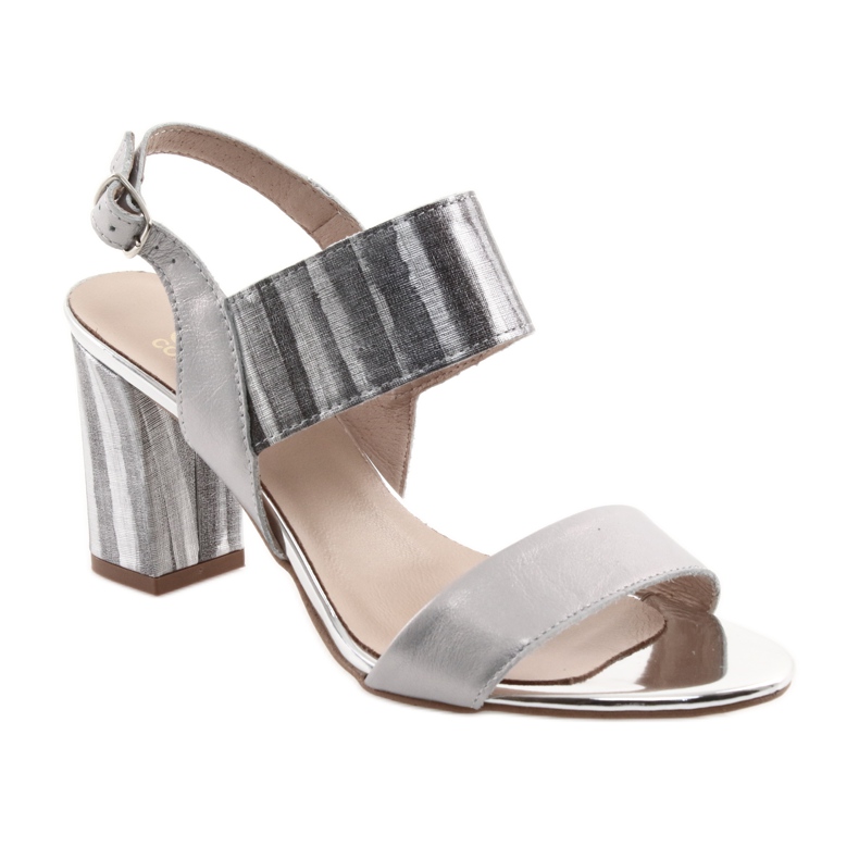 Dámské sandály na Gamis 3390 post silver šedá 1