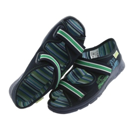 Dětská obuv Befado do 23 cm 969X073 zelená námořnická modrá 5
