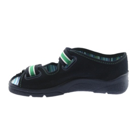 Dětská obuv Befado do 23 cm 969X073 zelená námořnická modrá 2