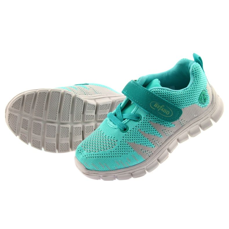 Dětská obuv Befado do 23 cm 516X027 šedá zelená 5 Dětská obuv Befado do 23 cm 516X027 šedá zelená 5