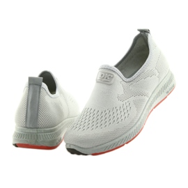 Šedá Slip Šedá sportovní obuv DK SA089 červený 4