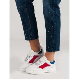 Pohodlná sportovní obuv bílý vícebarevný 1
