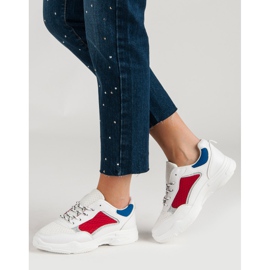 Pohodlná sportovní obuv bílý vícebarevný 2